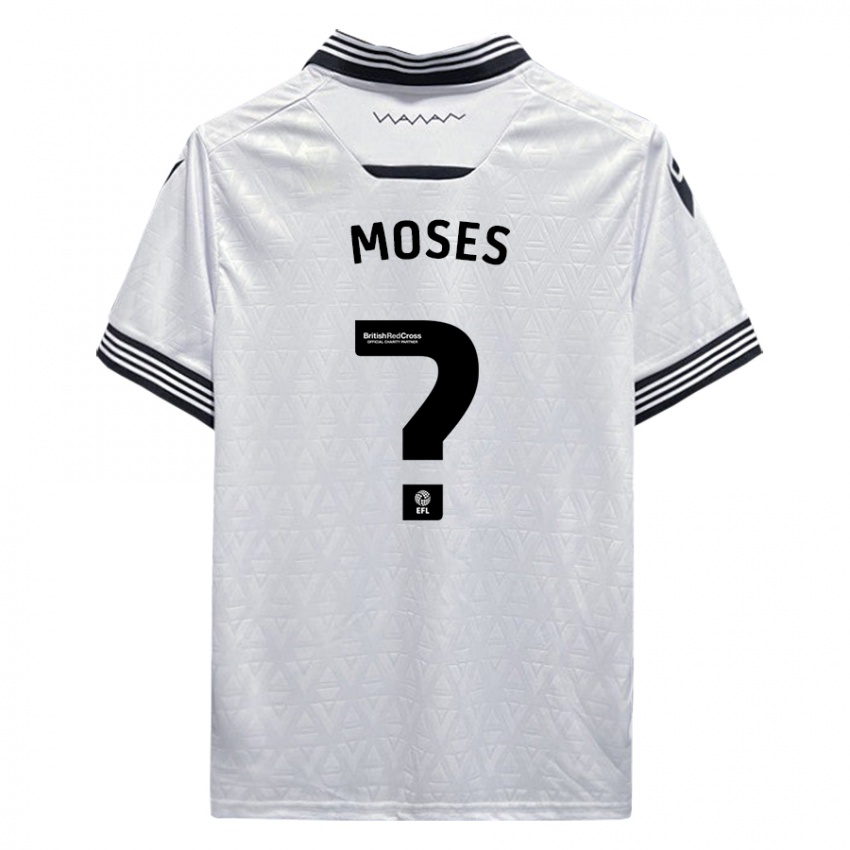 Criança Camisola Devlan Moses #0 Branco Alternativa 2023/24 Camisa