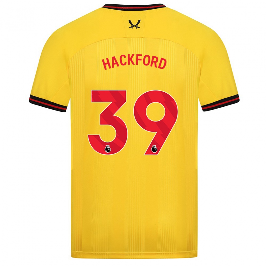 Criança Camisola Antwoine Hackford #39 Amarelo Alternativa 2023/24 Camisa