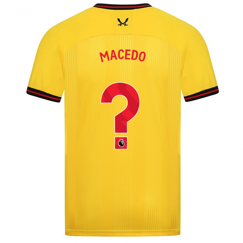 Criança Camisola Fernando Macedo #0 Amarelo Alternativa 2023/24 Camisa