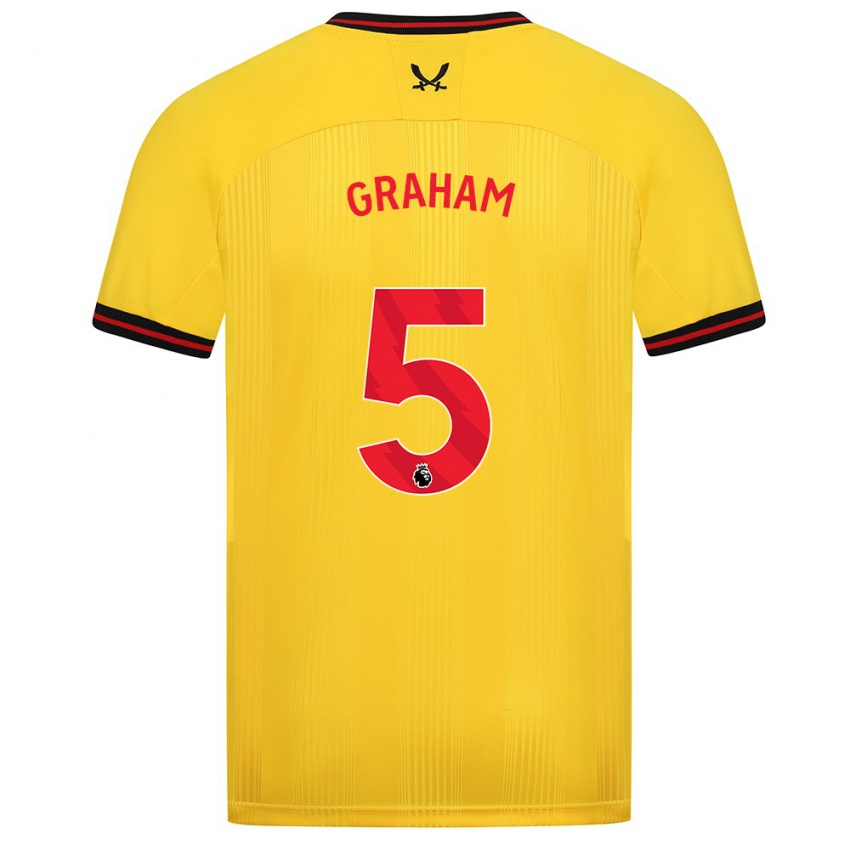 Criança Camisola Molly Graham #5 Amarelo Alternativa 2023/24 Camisa