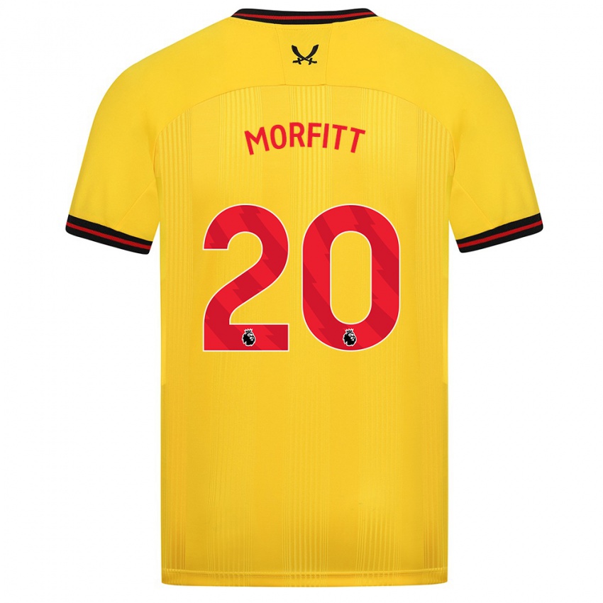 Criança Camisola Izzy Morfitt #20 Amarelo Alternativa 2023/24 Camisa