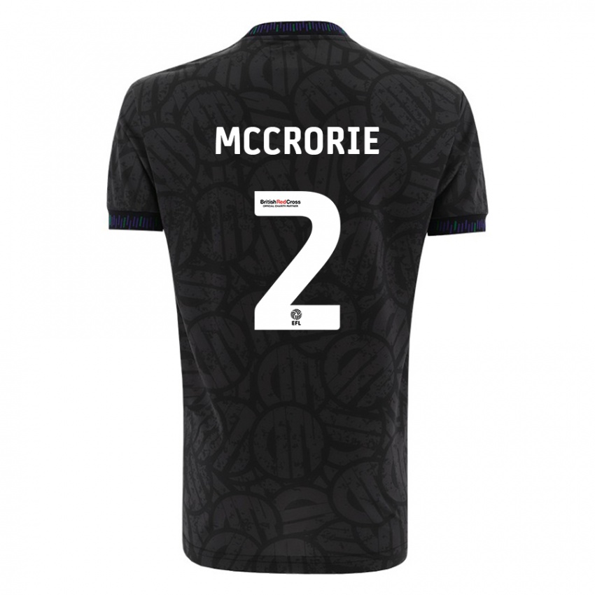 Criança Camisola Ross Mccrorie #2 Preto Alternativa 2023/24 Camisa