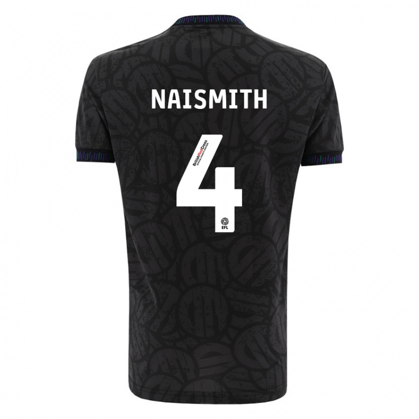 Criança Camisola Kal Naismith #4 Preto Alternativa 2023/24 Camisa