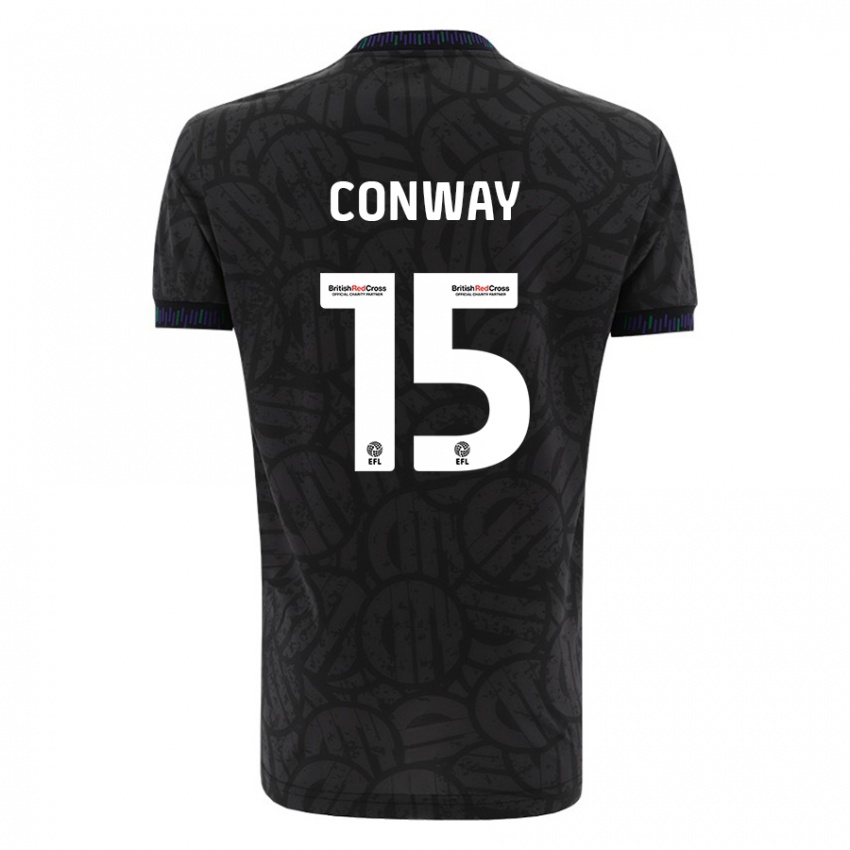 Criança Camisola Tommy Conway #15 Preto Alternativa 2023/24 Camisa