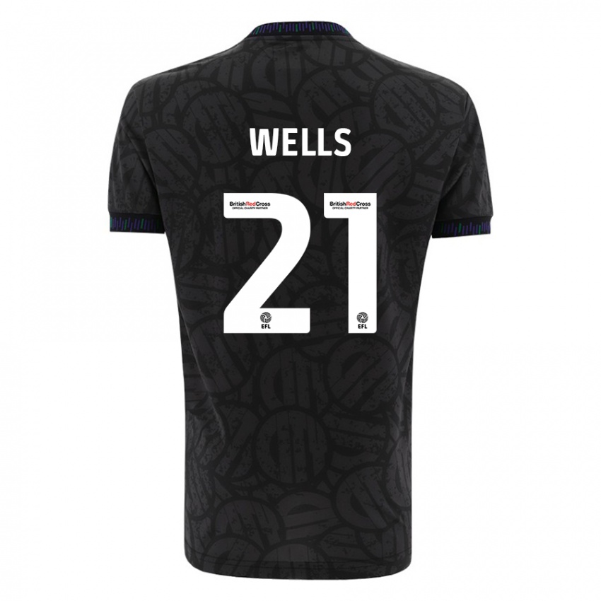 Criança Camisola Nahki Wells #21 Preto Alternativa 2023/24 Camisa