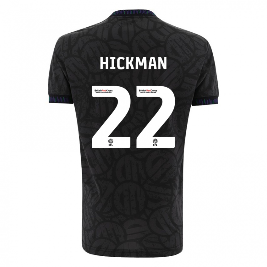 Criança Camisola Taylor Gardner-Hickman #22 Preto Alternativa 2023/24 Camisa