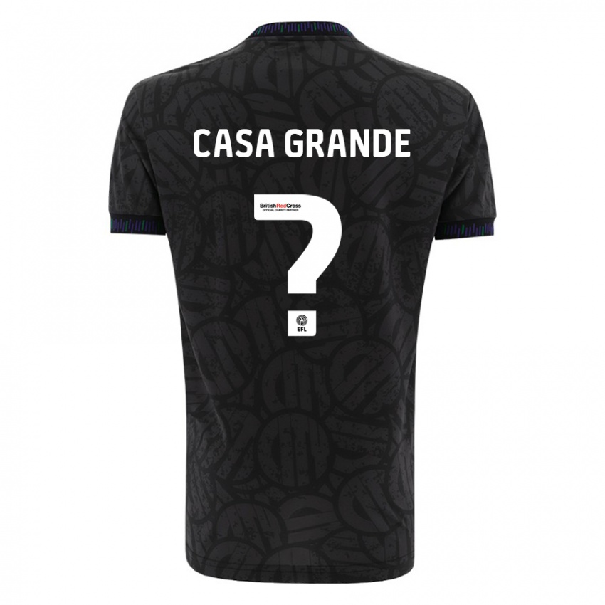 Criança Camisola Josey Casa-Grande #0 Preto Alternativa 2023/24 Camisa