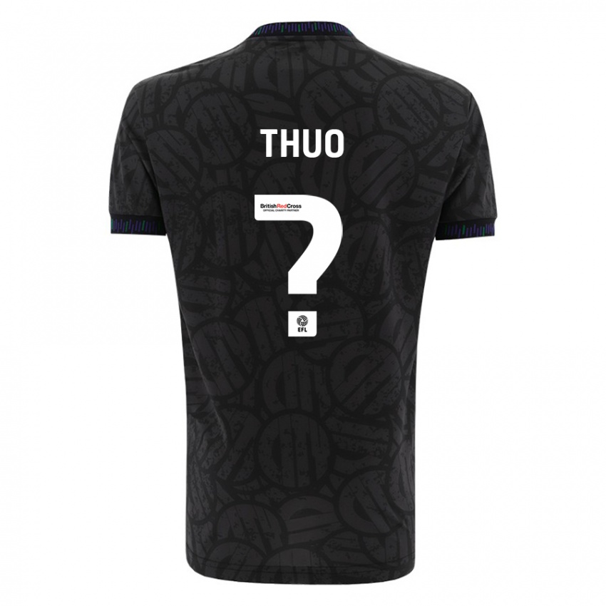 Criança Camisola Mark Thuo #0 Preto Alternativa 2023/24 Camisa