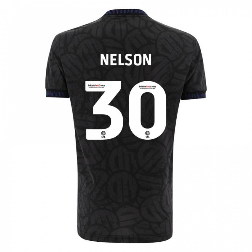 Criança Camisola Raekwon Nelson #30 Preto Alternativa 2023/24 Camisa