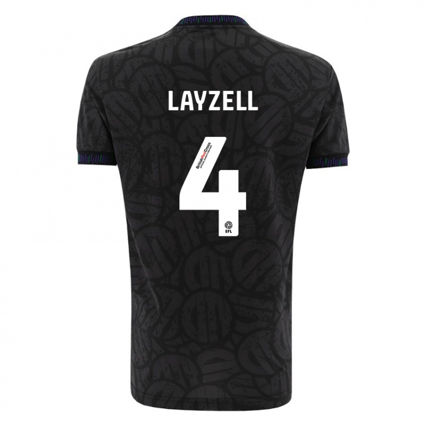 Criança Camisola Naomi Layzell #4 Preto Alternativa 2023/24 Camisa