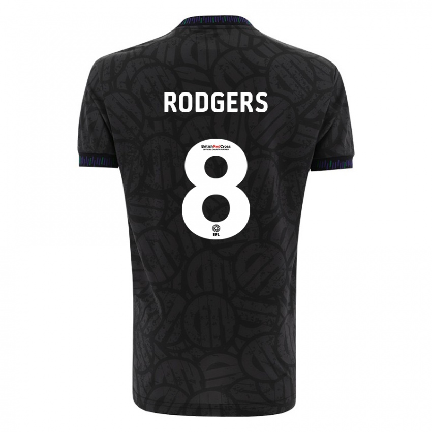 Criança Camisola Amy Rodgers #8 Preto Alternativa 2023/24 Camisa