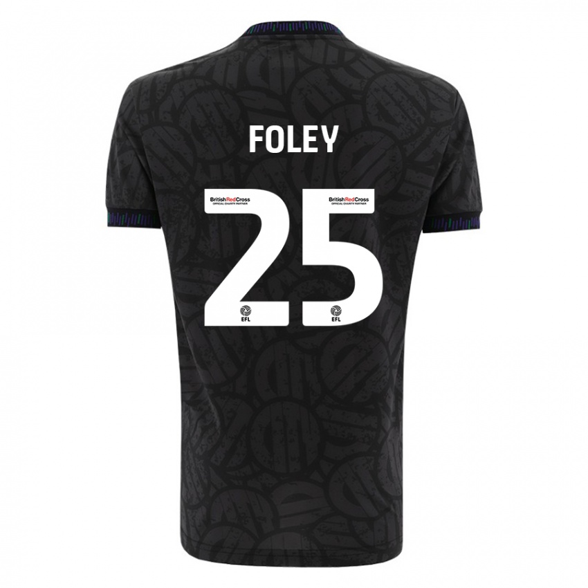 Criança Camisola Erin Foley #25 Preto Alternativa 2023/24 Camisa