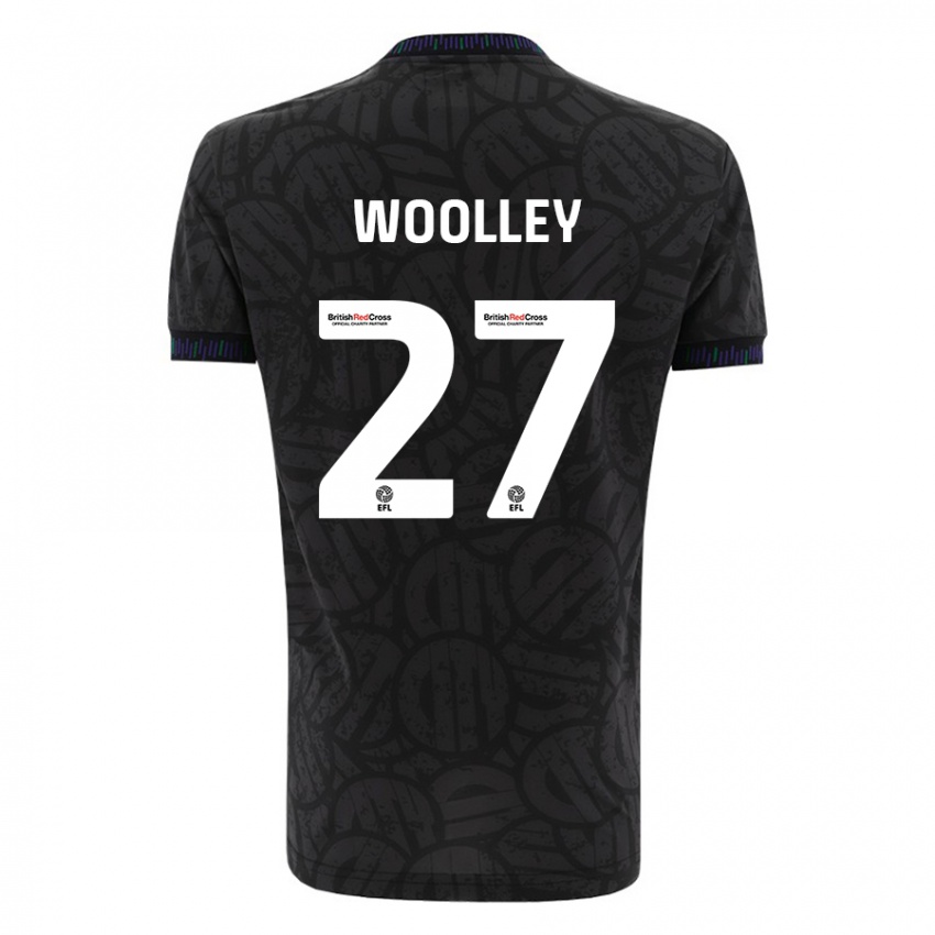 Criança Camisola Jesse Woolley #27 Preto Alternativa 2023/24 Camisa