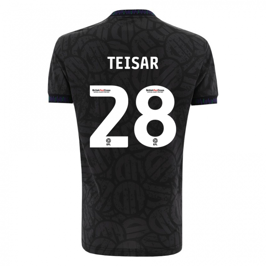 Criança Camisola Tianna Teisar #28 Preto Alternativa 2023/24 Camisa