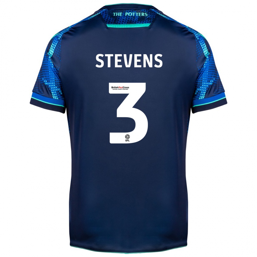 Criança Camisola Enda Stevens #3 Marinha Alternativa 2023/24 Camisa