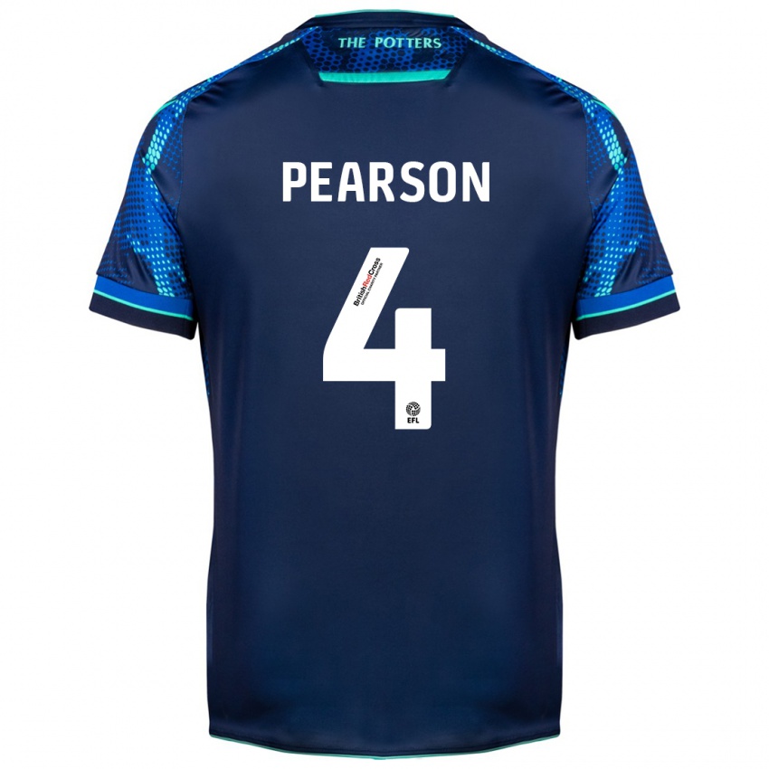 Criança Camisola Ben Pearson #4 Marinha Alternativa 2023/24 Camisa