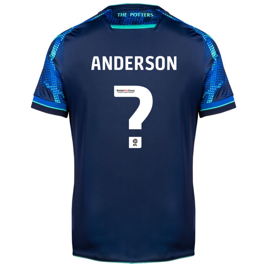 Criança Camisola Freddie Anderson #0 Marinha Alternativa 2023/24 Camisa