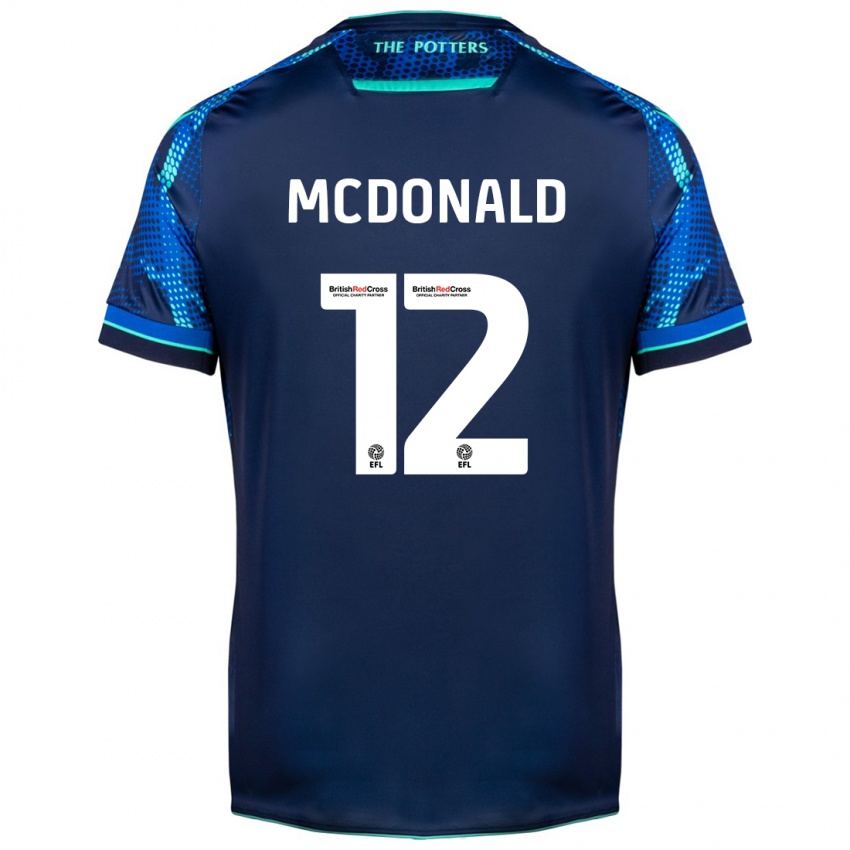 Criança Camisola Kayleigh Mcdonald #12 Marinha Alternativa 2023/24 Camisa