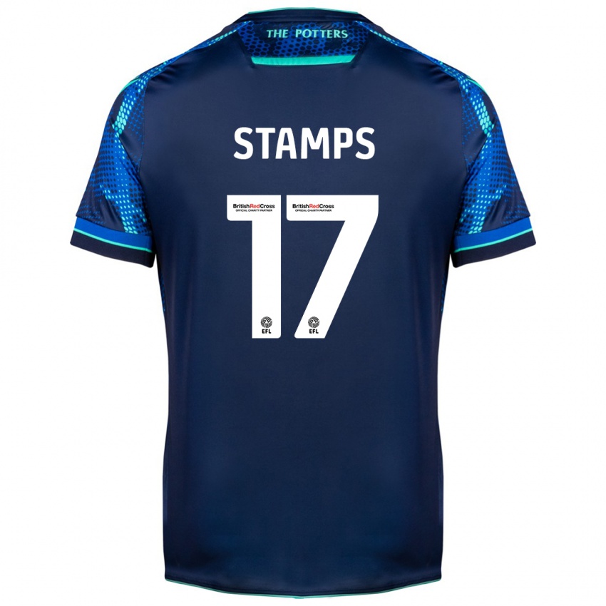 Criança Camisola Shannon Stamps #17 Marinha Alternativa 2023/24 Camisa