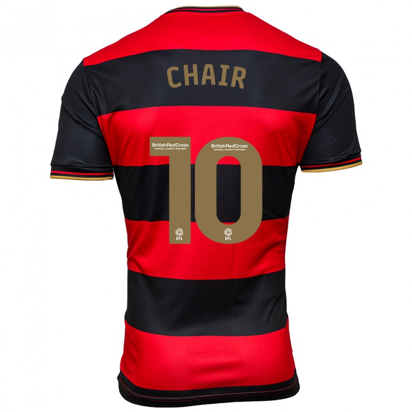 Criança Camisola Ilias Chair #10 Preto Vermelho Alternativa 2023/24 Camisa