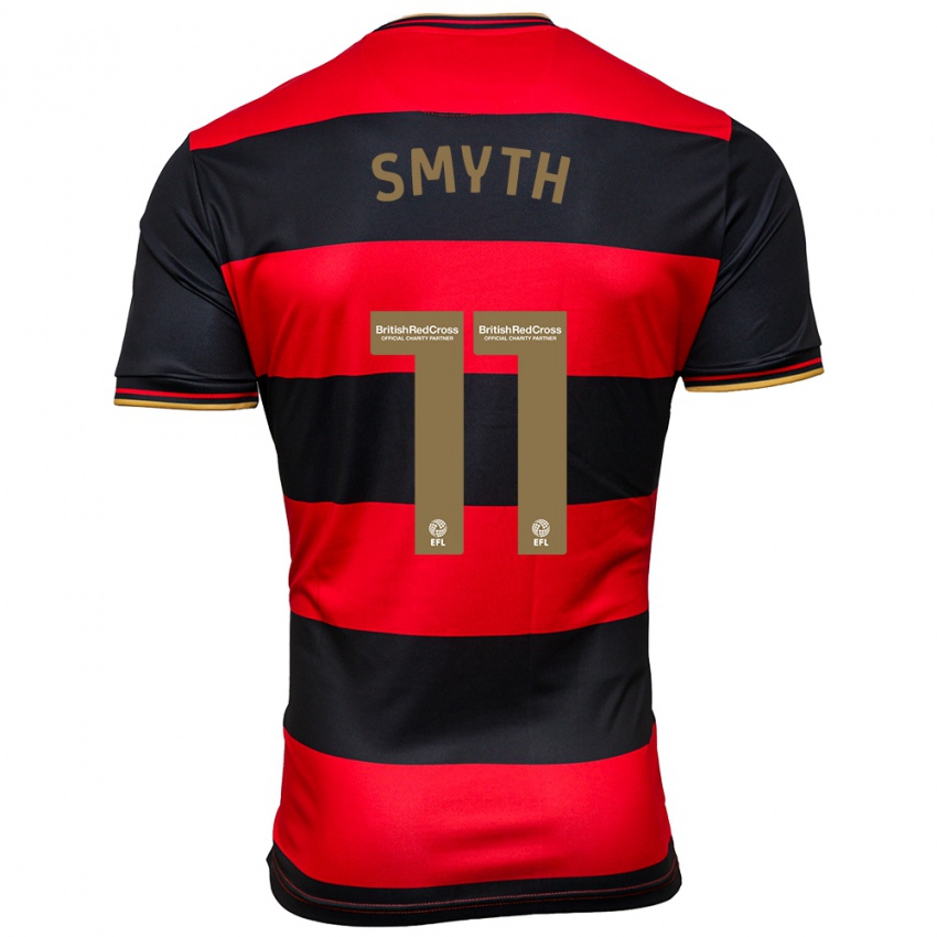 Criança Camisola Paul Smyth #11 Preto Vermelho Alternativa 2023/24 Camisa