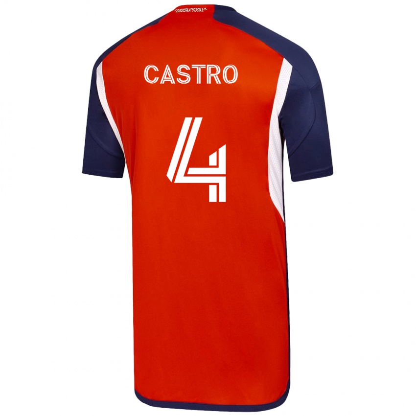 Criança Camisola José Ignacio Castro #4 Branco Alternativa 2023/24 Camisa