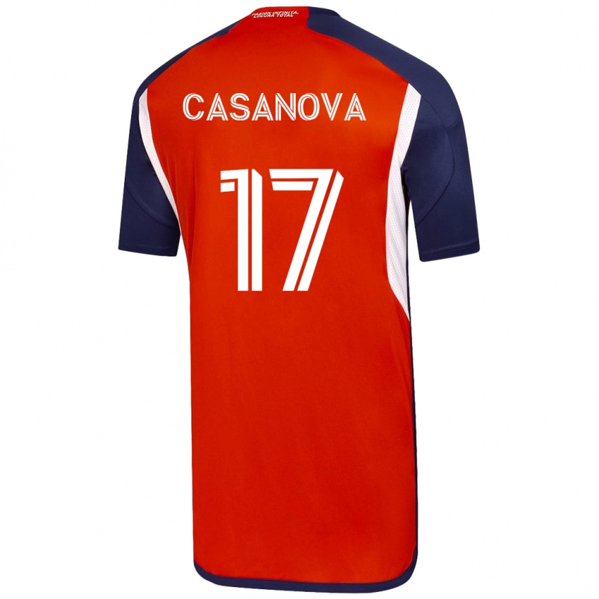 Criança Camisola Luis Casanova #17 Branco Alternativa 2023/24 Camisa