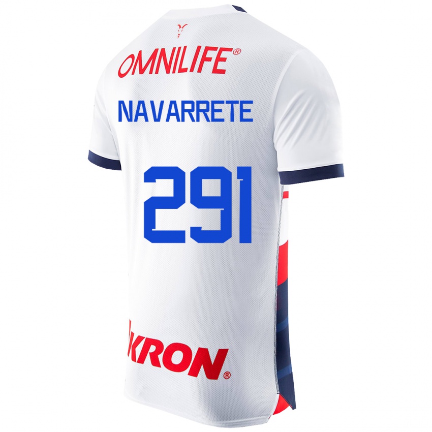 Criança Camisola Cristo Navarrete #291 Branco Alternativa 2023/24 Camisa