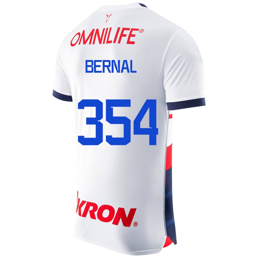 Criança Camisola Carlos Bernal #354 Branco Alternativa 2023/24 Camisa