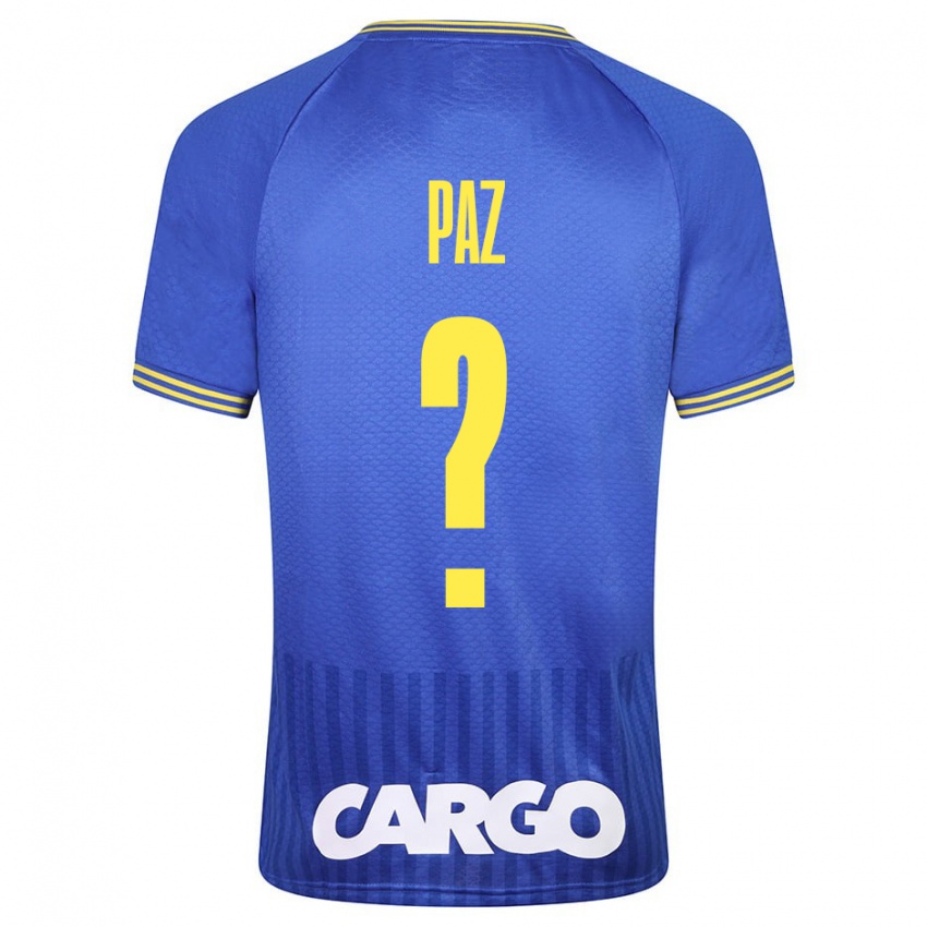 Criança Camisola Jonathan Paz #0 Azul Alternativa 2023/24 Camisa