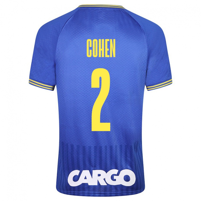 Criança Camisola Avishay Cohen #2 Azul Alternativa 2023/24 Camisa