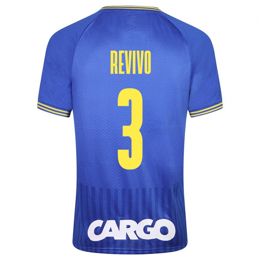 Criança Camisola Roy Revivo #3 Azul Alternativa 2023/24 Camisa