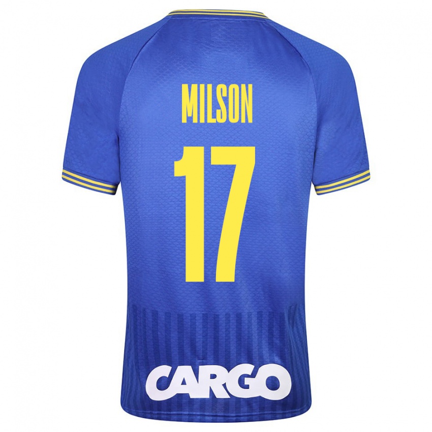 Criança Camisola Milson #17 Azul Alternativa 2023/24 Camisa