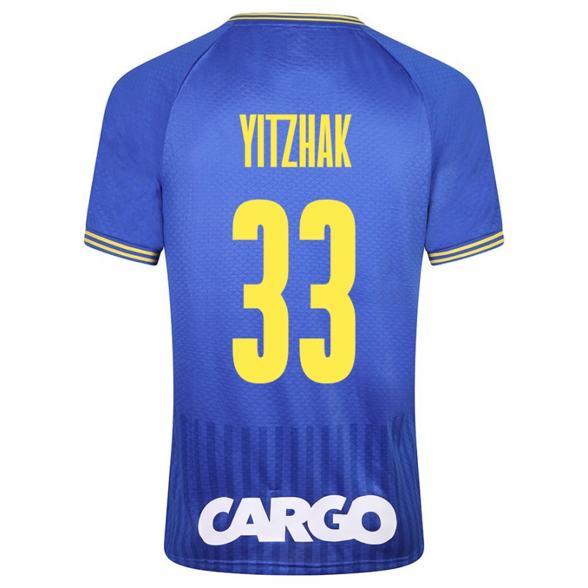 Criança Camisola Or Yitzhak #33 Azul Alternativa 2023/24 Camisa