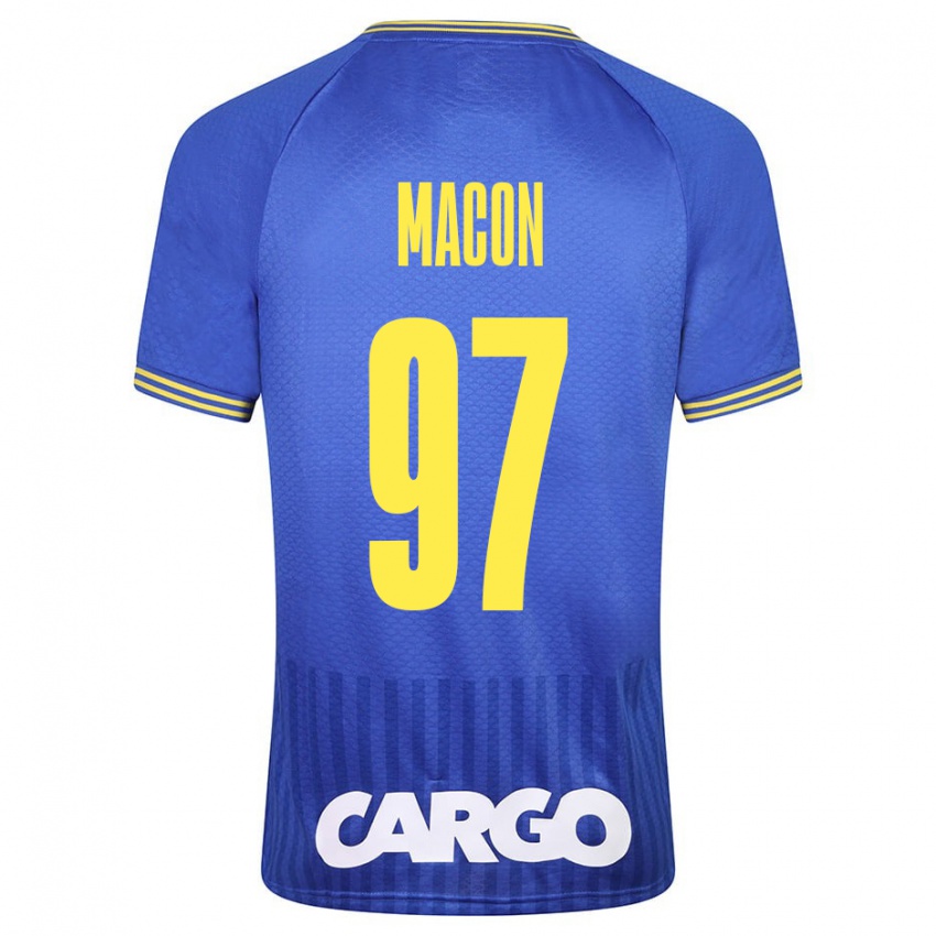 Criança Camisola Yvann Maçon #97 Azul Alternativa 2023/24 Camisa