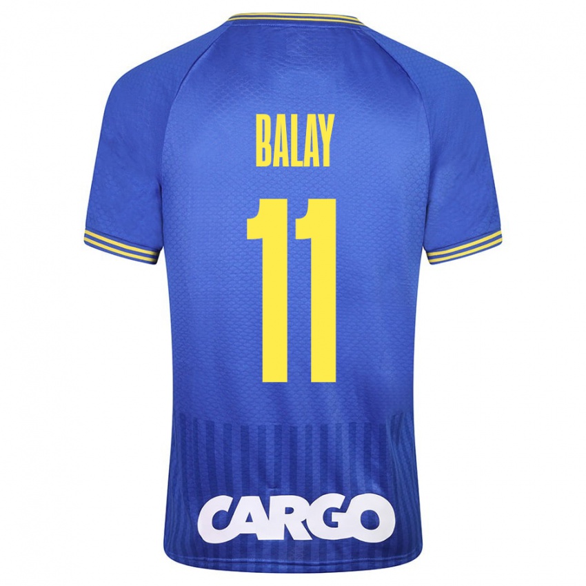 Criança Camisola Yehuda Balay #11 Azul Alternativa 2023/24 Camisa