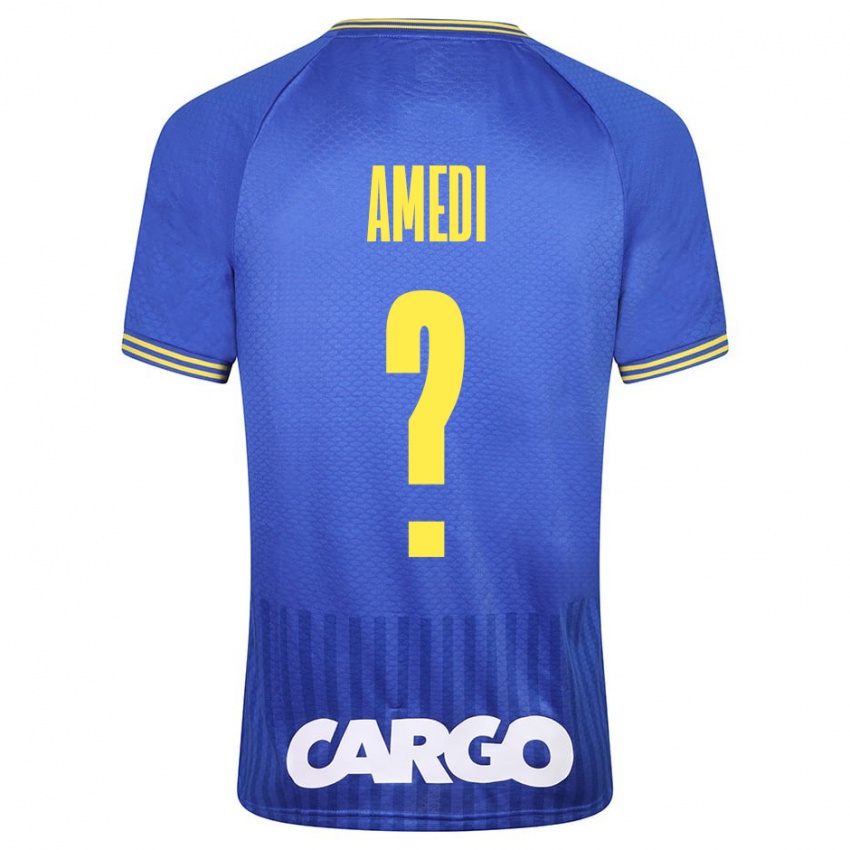 Criança Camisola Roei Amedi #0 Azul Alternativa 2023/24 Camisa