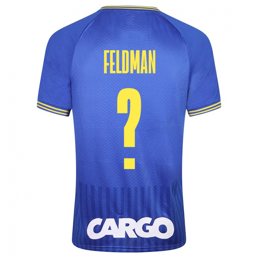 Criança Camisola Ron Feldman #0 Azul Alternativa 2023/24 Camisa