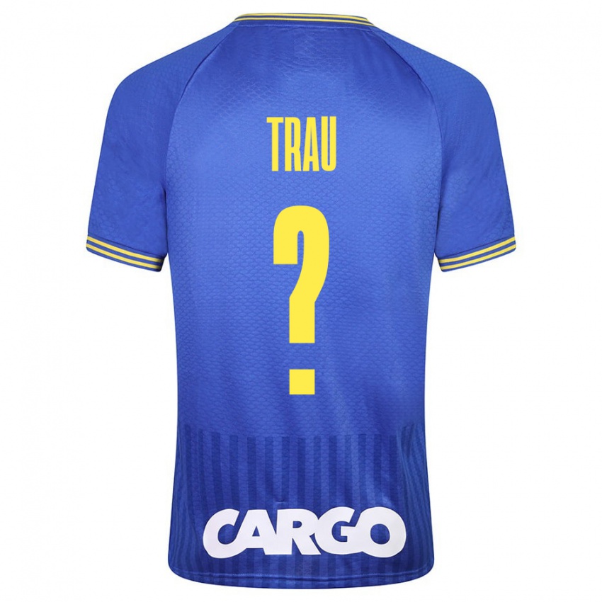 Criança Camisola Idan Trau #0 Azul Alternativa 2023/24 Camisa