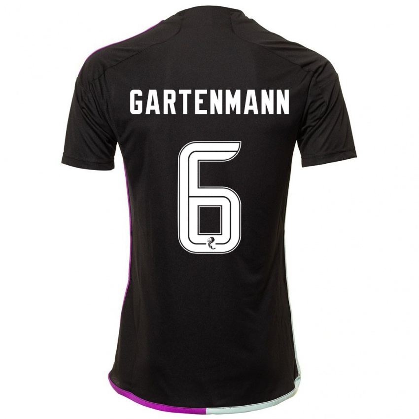 Criança Camisola Stefan Gartenmann #6 Preto Alternativa 2023/24 Camisa