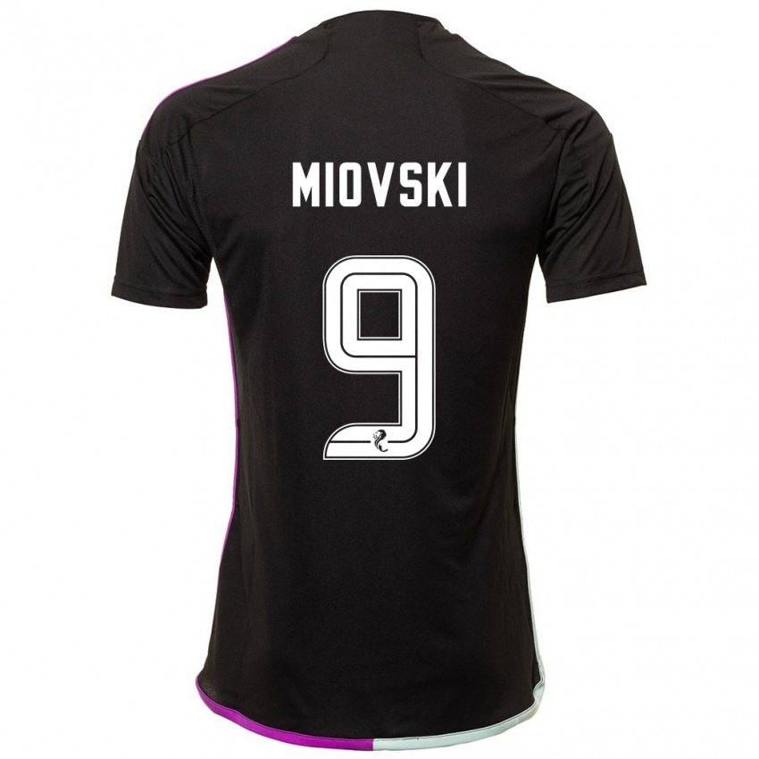 Criança Camisola Bojan Miovski #9 Preto Alternativa 2023/24 Camisa