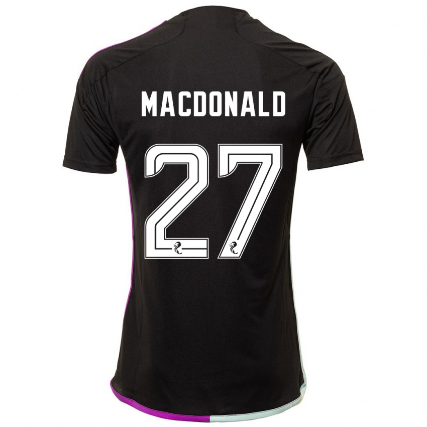 Criança Camisola Angus Macdonald #27 Preto Alternativa 2023/24 Camisa