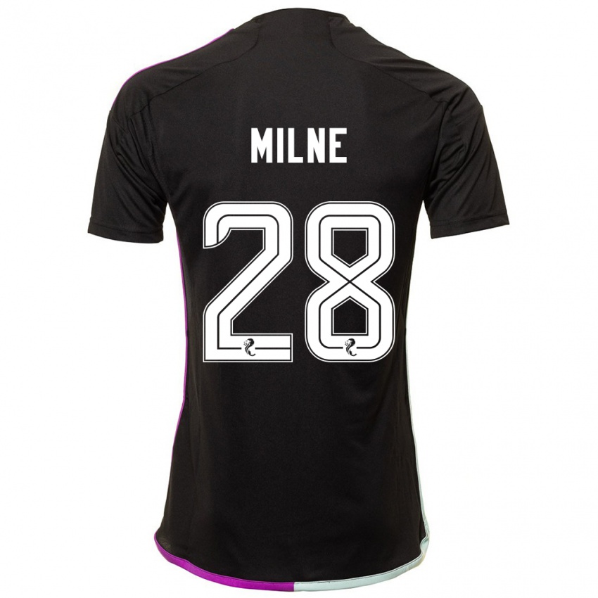 Criança Camisola Jack Milne #28 Preto Alternativa 2023/24 Camisa