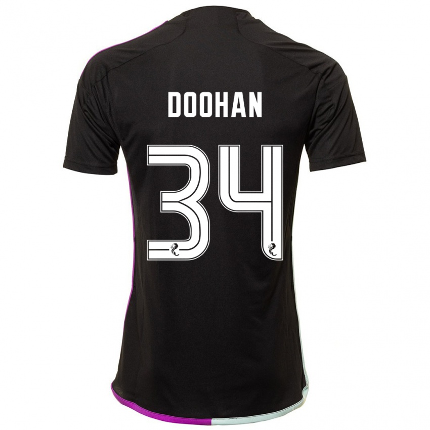 Criança Camisola Ross Doohan #34 Preto Alternativa 2023/24 Camisa