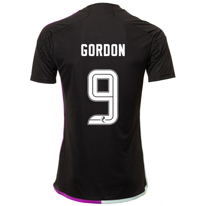 Criança Camisola Lauren Gordon #9 Preto Alternativa 2023/24 Camisa