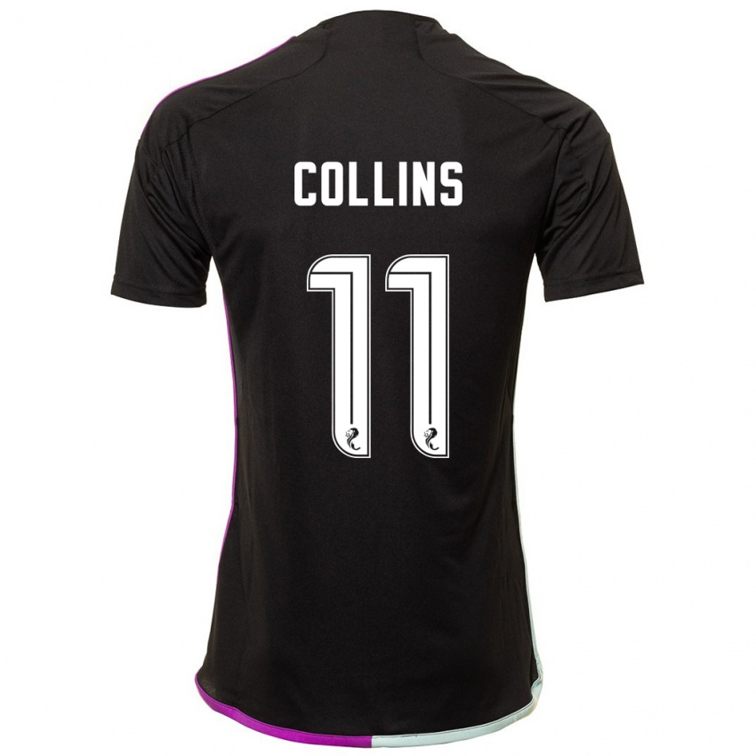 Criança Camisola Bailley Collins #11 Preto Alternativa 2023/24 Camisa