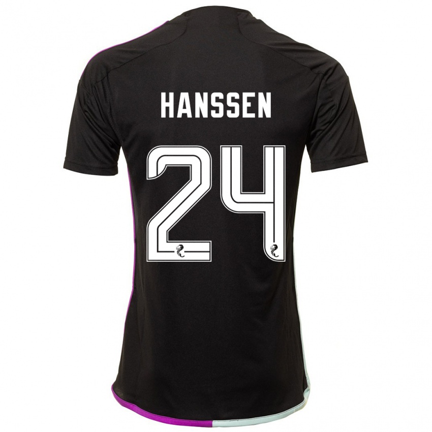 Criança Camisola Nadine Hanssen #24 Preto Alternativa 2023/24 Camisa