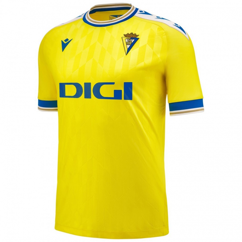 Homem Camisola Maxi Gomez #25 Amarelo Principal 2023/24 Camisa