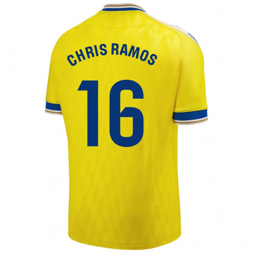 Homem Camisola Chris Ramos #16 Amarelo Principal 2023/24 Camisa