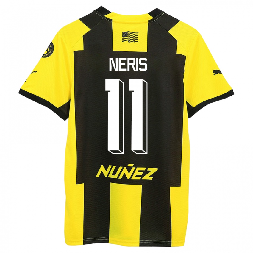 Homem Camisola José Neris #11 Amarelo Preto Principal 2023/24 Camisa